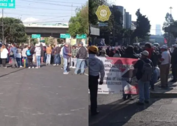 Manifestantes bloquean Barranca del Muerto y Periférico en la BJ
