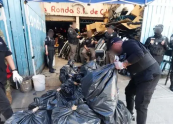 Aseguran 230 toneladas de autopartes tras operativo en alcaldía Cuauhtémoc