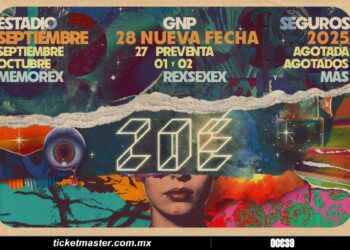 ¡Récord histórico! Zoé anuncia cuarta fecha en el Estadio GNP Seguros