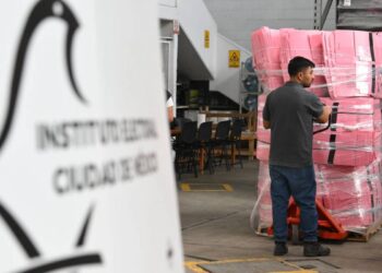 Distribuyen materiales electorales rumbo a Elección del Poder Judicial de la CDMX