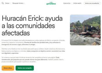 GoFundMe habilita página especial para apoyar a comunidades afectadas por el huracán Erick en Oaxaca