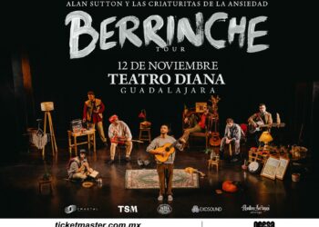 Alan Sutton y Las Criaturitas de la Ansiedad llevarán su «Berrinche» sonoro a la Perla de Occidente