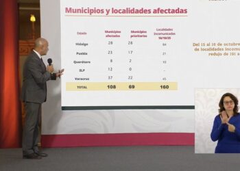 Disminuyen comunidades incomunicadas: SICT; CFE define estrategia para restablecer servicio