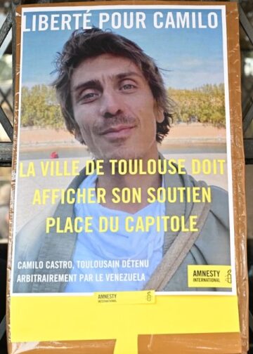 Liberan en Venezuela a ciudadano francés Camilo Castro tras cuatro meses detenido
