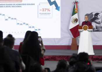 Promedio de homicidios diarios bajó 37% respecto a septiembre de 2024: SESNSP