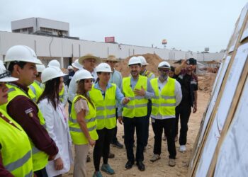 Mara Lezama supervisa avances del nuevo Hospital General del ISSSTE en Chetumal