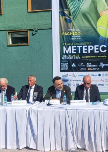 Rodrigo Pacheco encabeza el Chaca Challenger, nuevo referente del tenis en el Estado de México