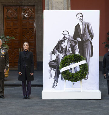 Claudia Sheinbaum encabeza conmemoración del 113 aniversario del magnicidio de Francisco I. Madero y José María Pino Suárez