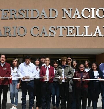Todos los estudiantes de la Universidad Nacional Rosario Castellanos recibirán la Beca Gertrudis Bocanegra: Presidenta Claudia Sheinbaum