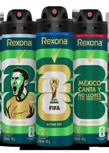 Rexona lanza ediciones coleccionables inspiradas  en la copa mundial de la FIFA 2026
