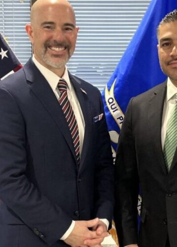 Harfuch y el director de la DEA se reúnen en Washington para hablar de cooperación contra el narcotráfico